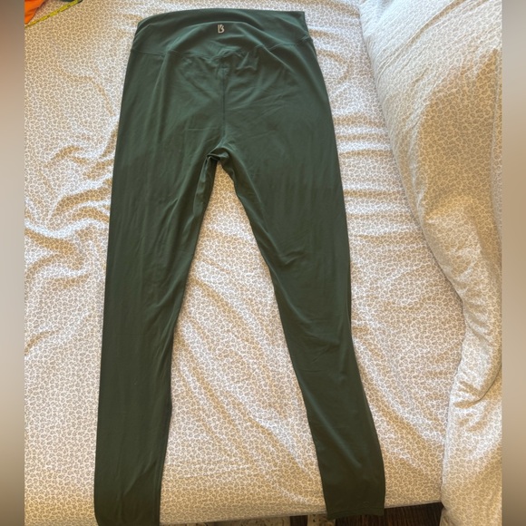 BuffBunny Olive Green High-Waist Stretch Leggings - Picture 2 of 4